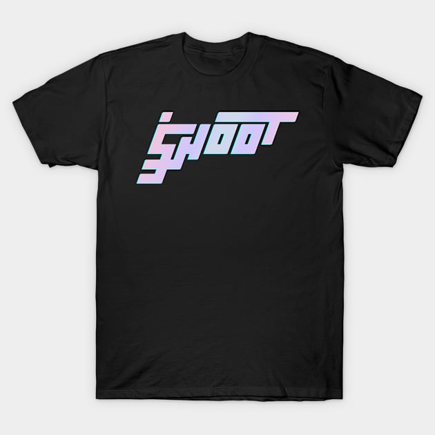 Shoot - Cyberpunk Logotype Style T-Shirt by TegarBD